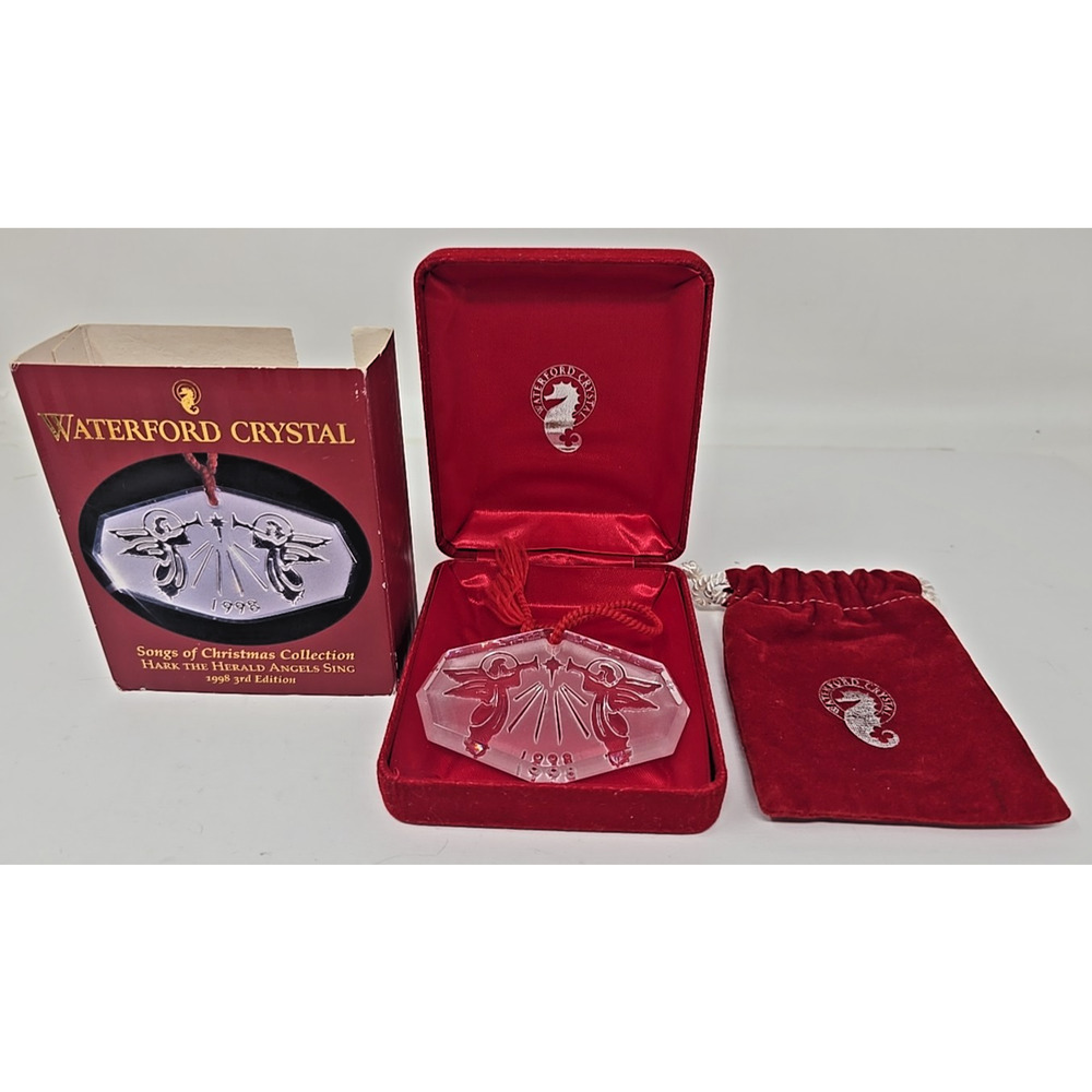 Waterford Crystal 1998 Songs of Christmas Collection Ornament U10